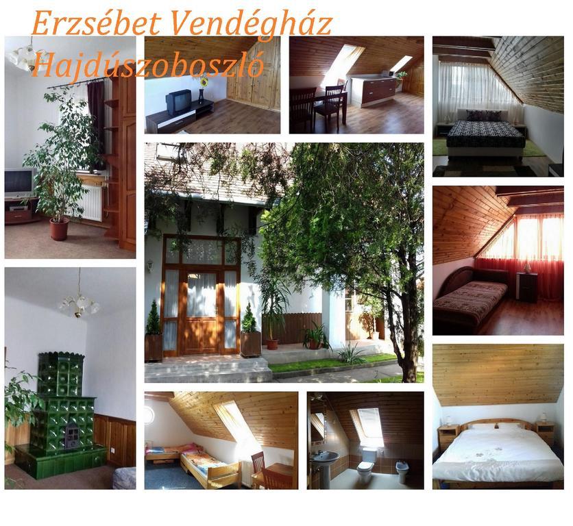 Erzsebet Vendeghaz Es Apartman Гайдусобосло Екстер'єр фото